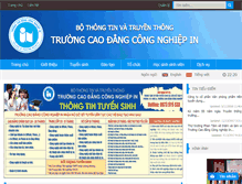 Tablet Screenshot of cdcnin.edu.vn